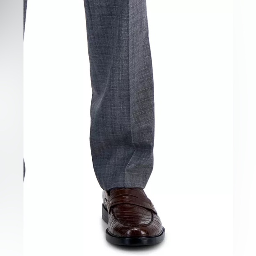 HUGO BY HUGO BOSS Men's Wool Blend Modern-Fit Check Suit Separate Pant 38R NWT - Picture 7 of 7